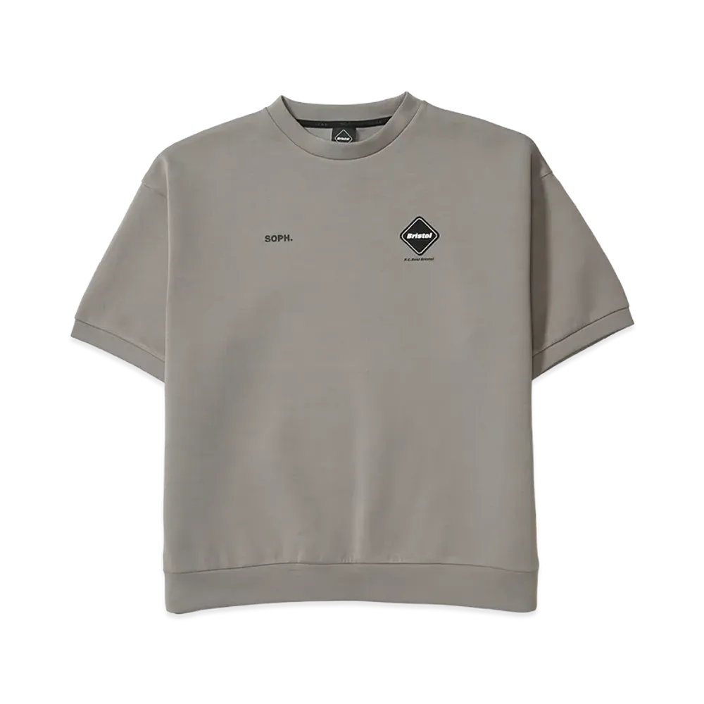 F.C.Real Bristol Tech Sweat S/S Crewneck Top "Gray"