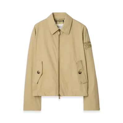 Burberry Gabardine Jacket "Dune Beige"