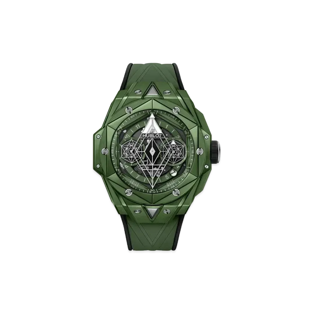 HUBLOT Big Bang Sang Bleu II Green Ceramic 45mm