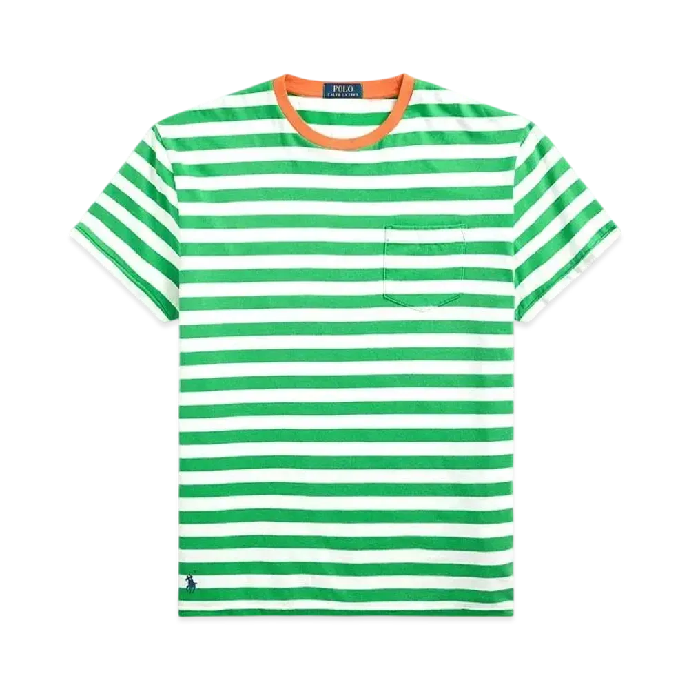 Polo Ralph Lauren Classic Fit Striped Jersey T-Shirt "Green"