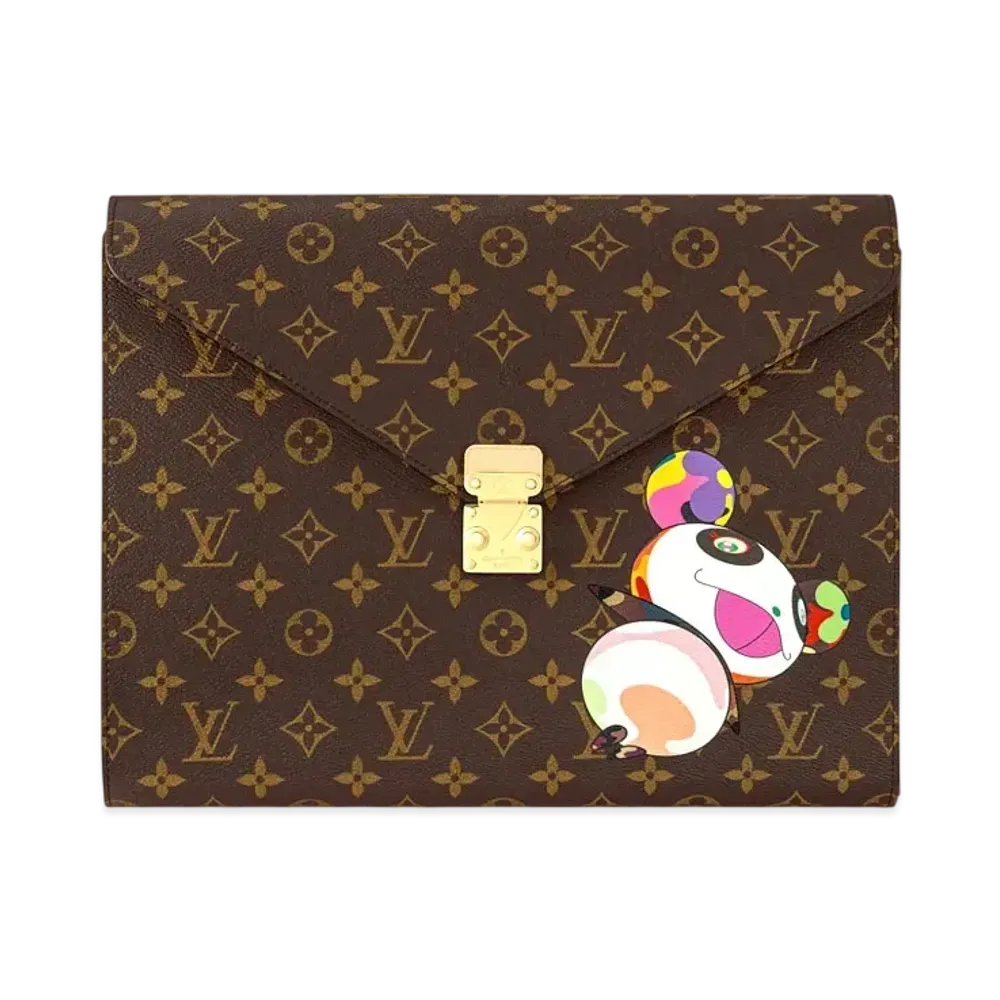 Louis Vuitton x Takashi Murakami Superflat Characters Mark Folder Monogram