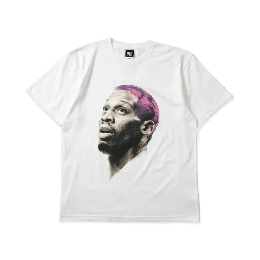 MFC STORE x DENNIS RODMAN x Victory DNA "Dennis Rodman" Tee "White/Purple"
