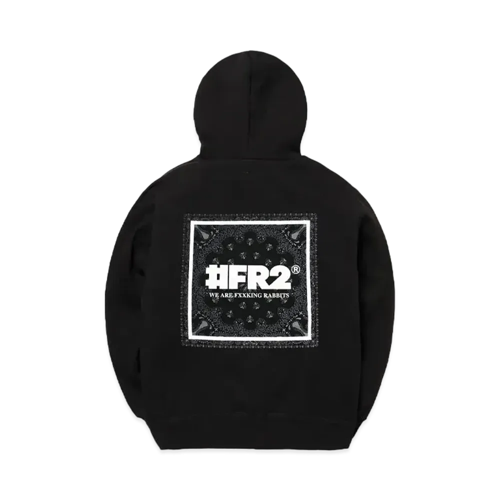 FR2 Paisley Pattern Hoodie "Black"