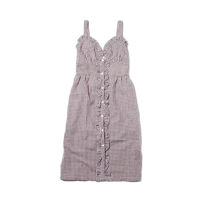 atmos pink Gingham Check Ruffle Cami Dress "Pink"