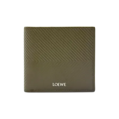 LOEWE Bifold Coin Wallet "Dark Khaki"
