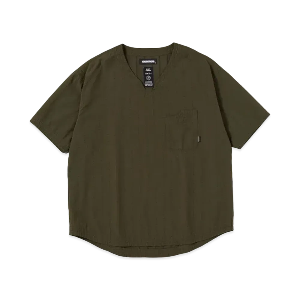 NEIGHBORHOOD DOBBY . PO / C-SHIRT . SS "Olive Drab"