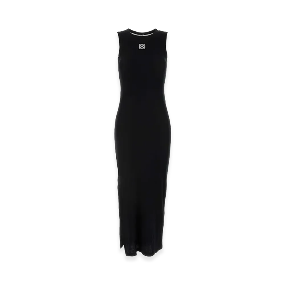 LOEWE Women's Stretch Cotton Dress "Black"