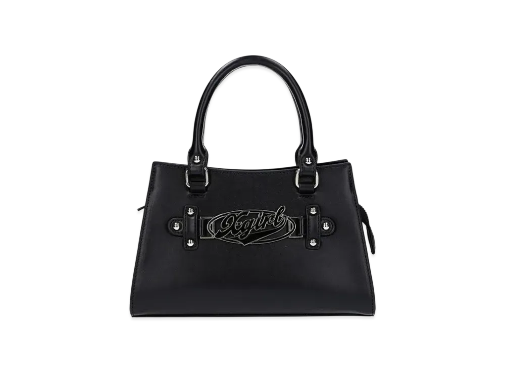 X-Girl Oval Logo Buckle 2Way Shoulder Bag "Black"