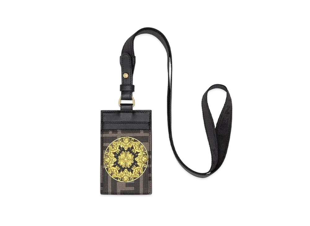 FENDI x Versace Fendace Card Case In Multicolor Fabric "Multicolor"