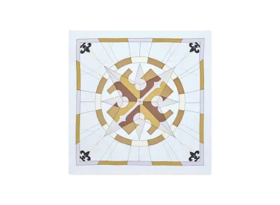 Tory Burch Compass Silk Neckerchief
