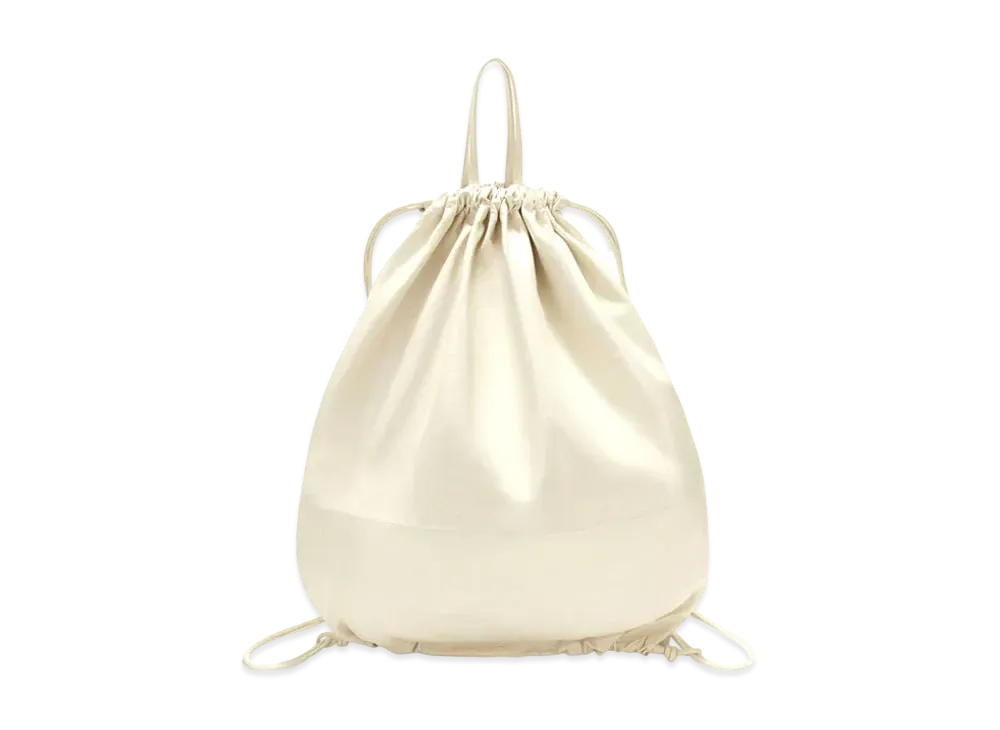Jil Sander Drawstring Backpack Tote "Natural"