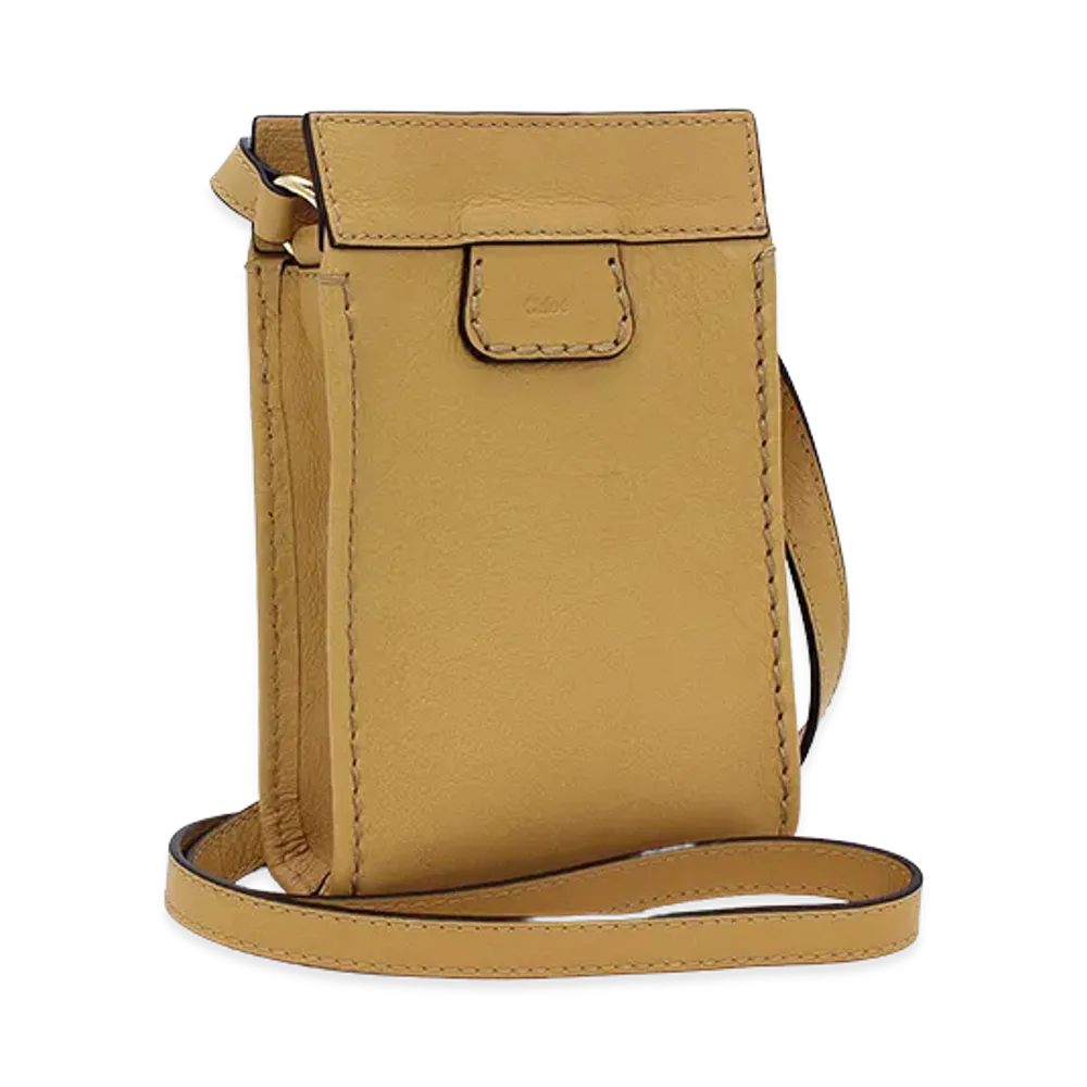 Chloe Women's Edith Smartphone Pouch Shoulder Bag "Soft Tan"