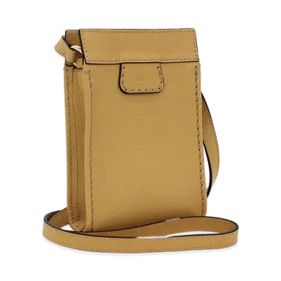 Chloe Women's Edith Smartphone Pouch Shoulder Bag "Soft Tan"