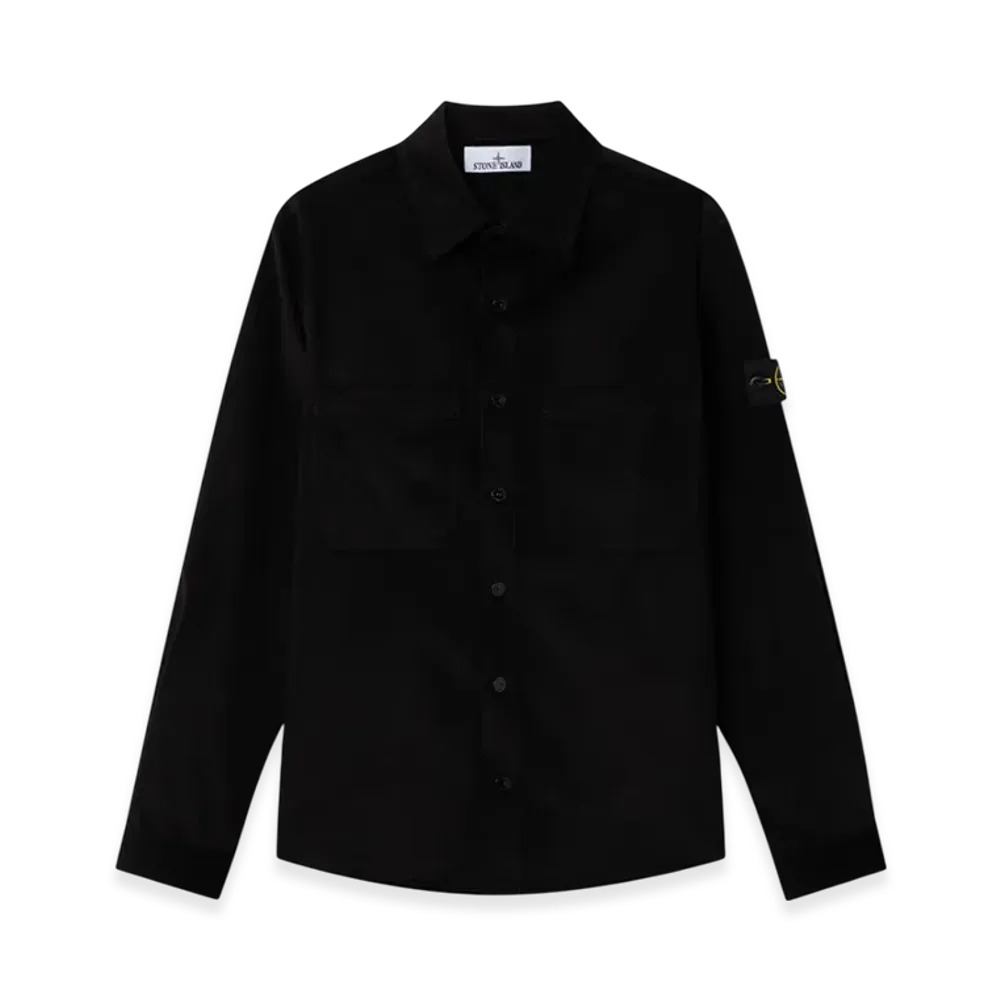 Stone Island 1200040 Cotton Micro-Corduroy "Black"