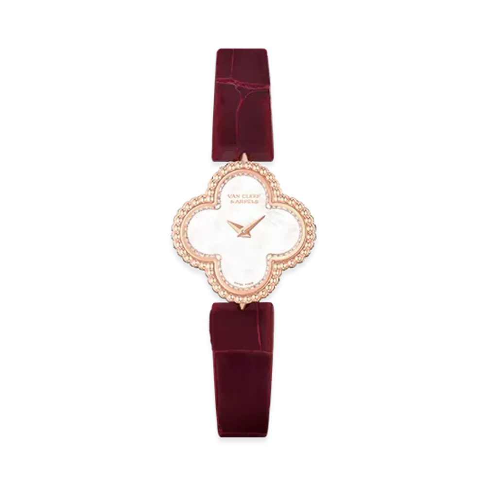 Van Cleef & Arpels Sweet Alhambra watch "18K Rose gold/Diamond/Mother-of-pearl"