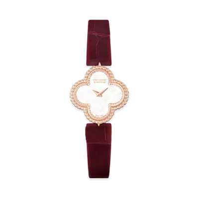 Van Cleef & Arpels Sweet Alhambra watch "18K Rose gold/Diamond/Mother-of-pearl"