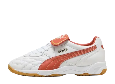 Puma King Indoor "PUMA White/Amarena"