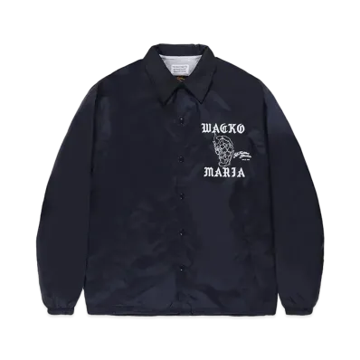 57 Tattoo Studio x WACKO MARIA Coach Jacket "Navy"