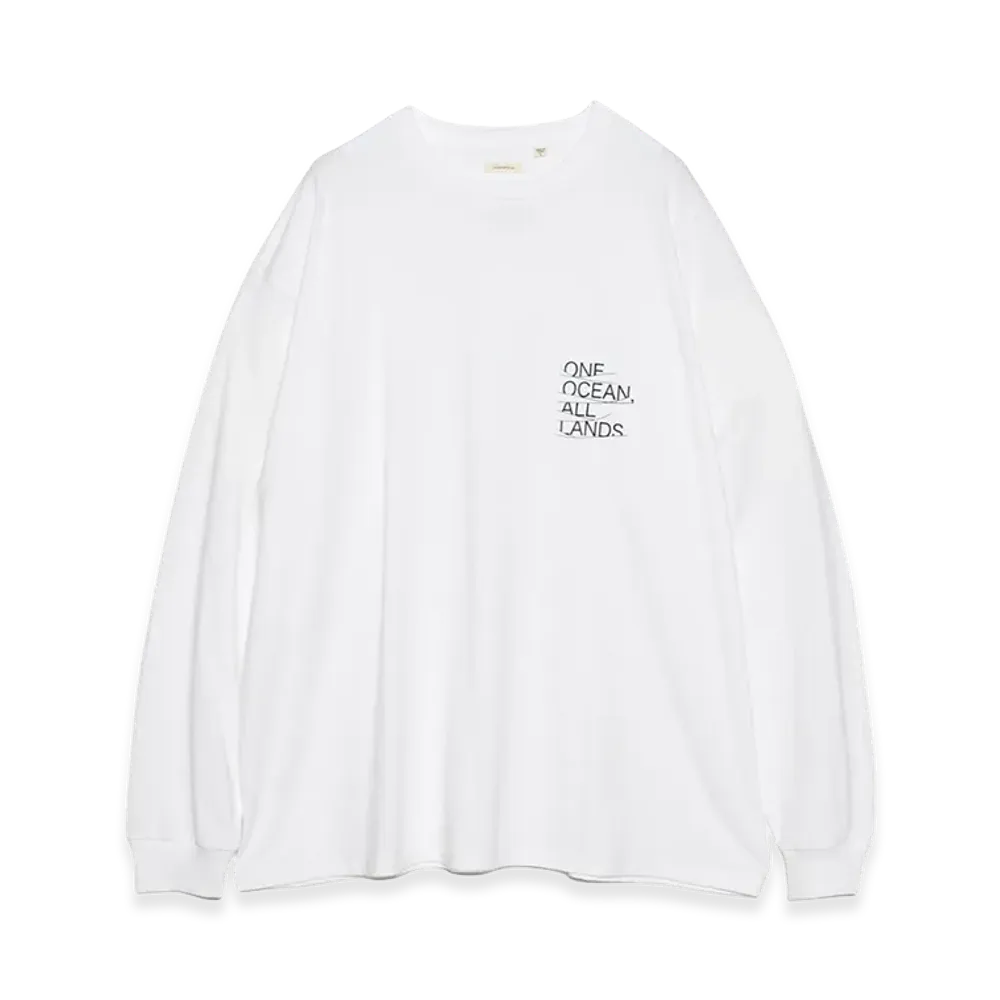 nanamica OOAL Graphic L/S Tee "Off White"