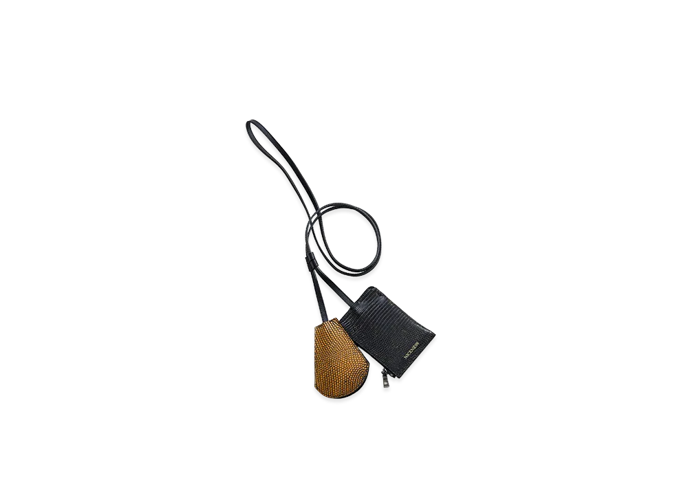 NICENESS Crafted From Deadstock Ring Python Leather "Brown/Black"