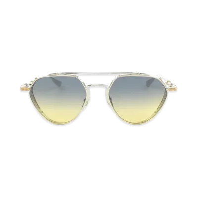 Chrome Hearts FREE RIDE Sunglasses "Silver/Gold"