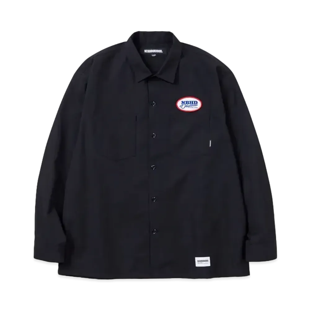 NEIGHBORHOOD Classic Work Shirt LS "Black"