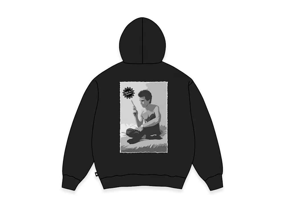 Supreme x Larry Clark Zip Up Hooded Sweatshirt "Black"