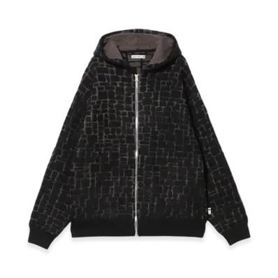SSZ Croco Knit Parka "Black"