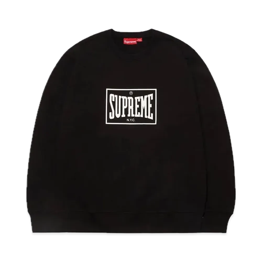 Supreme Warm Up Crewneck "Black"