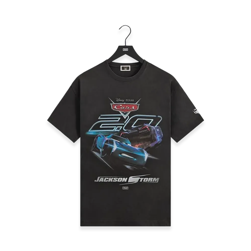 Kith x Disney Pixar Jackson Storm Vintage Tee "Black"