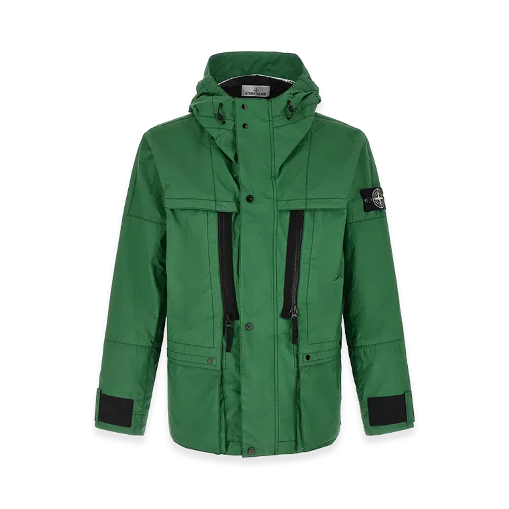 Stone Island "Metal Lamina Ripstop Heat Reactive" Technical Jacket "Green"