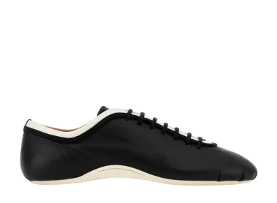 DRIES VAN NOTEN Women's Leather Sneakers "Black"