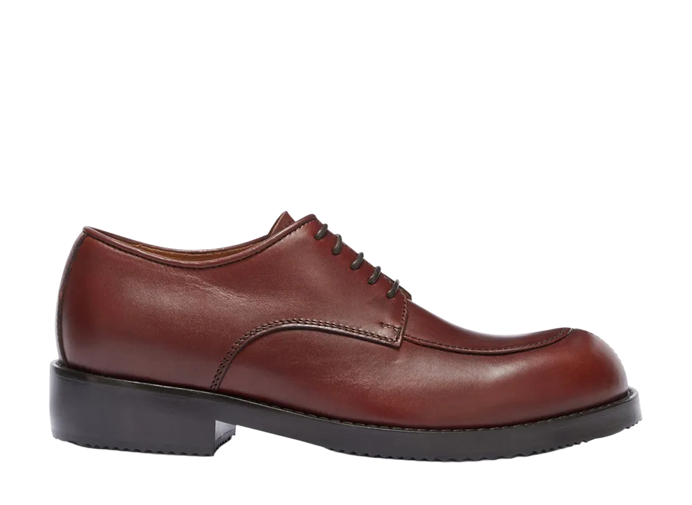 DRIES VAN NOTEN Leather Derby Shoes "Terra"