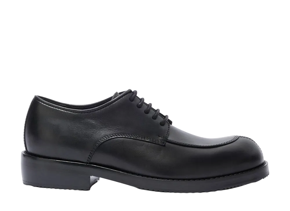 DRIES VAN NOTEN Leather Derby Shoes "Black"