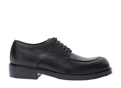 DRIES VAN NOTEN Leather Derby Shoes "Black"
