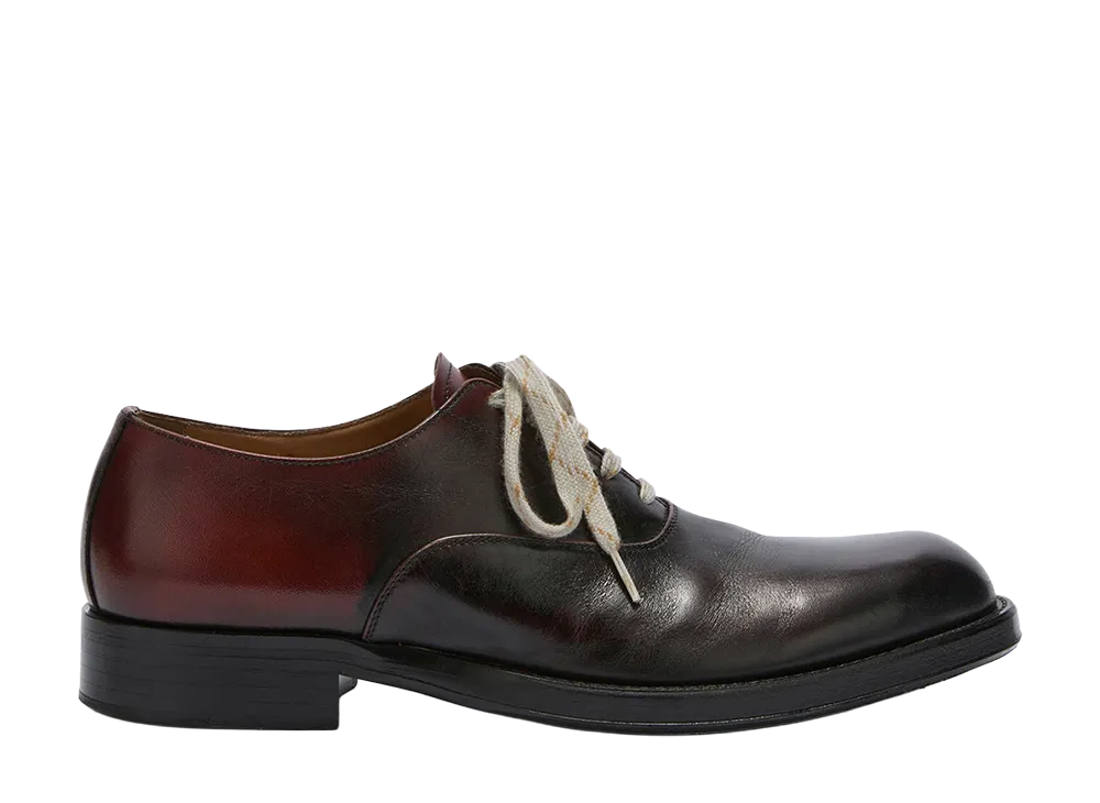DRIES VAN NOTEN Leather Oxford Shoes "Tan"