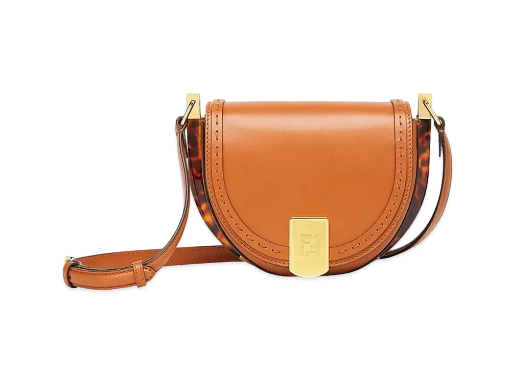 FENDI Moonlight Leather Bag "Brown"