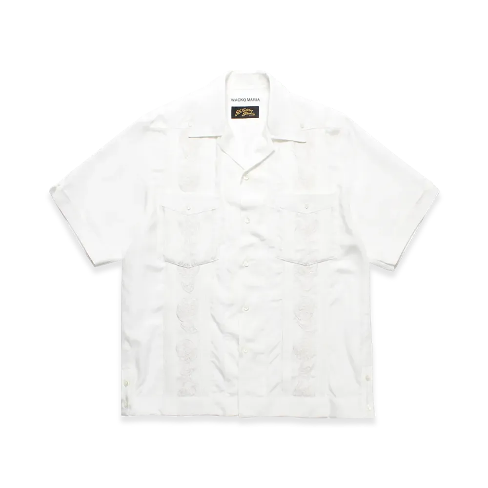 WACKO MARIA x 56 Tattoo Studio Cuba Shirt "White"