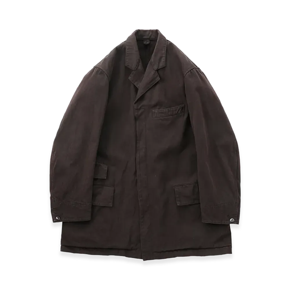T.T Taiga Takahashi LOT.401 Engineer Coat "Triple Mud Dyed Brown"