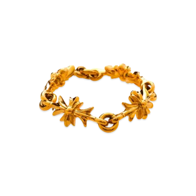 Chrome Hearts 22K Tiny E CH Plus Ring Small "Gold"