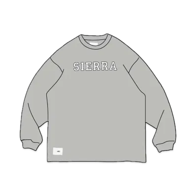 WTAPS Academy / LS / Cotton / SIERRA "Ash Gray"