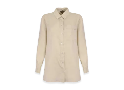 MM6 Maison Margiela Women's Mmlfilo Shirt in Milk Linen "White"