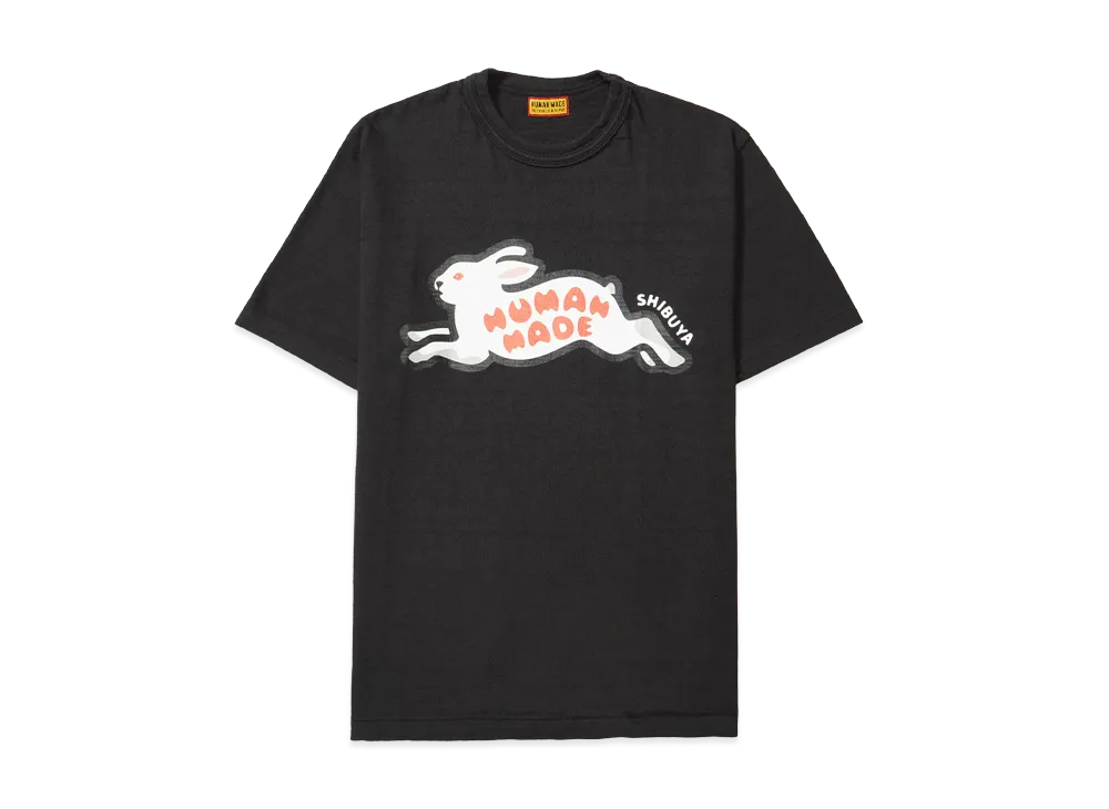 HUMAN MADE Stores Exclusive Animal Graphic T-Shirt Shibuya Parco / Rabbit "Black"