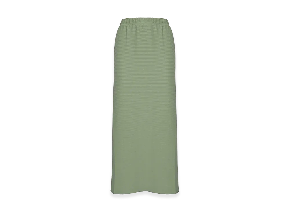 MM6 Maison Margiela Women's Mmlstraight Midi Skirt "Green"