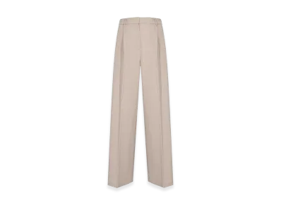 MM6 Maison Margiela Women's Mmlpanno Trousers in Cotton Knit "White"