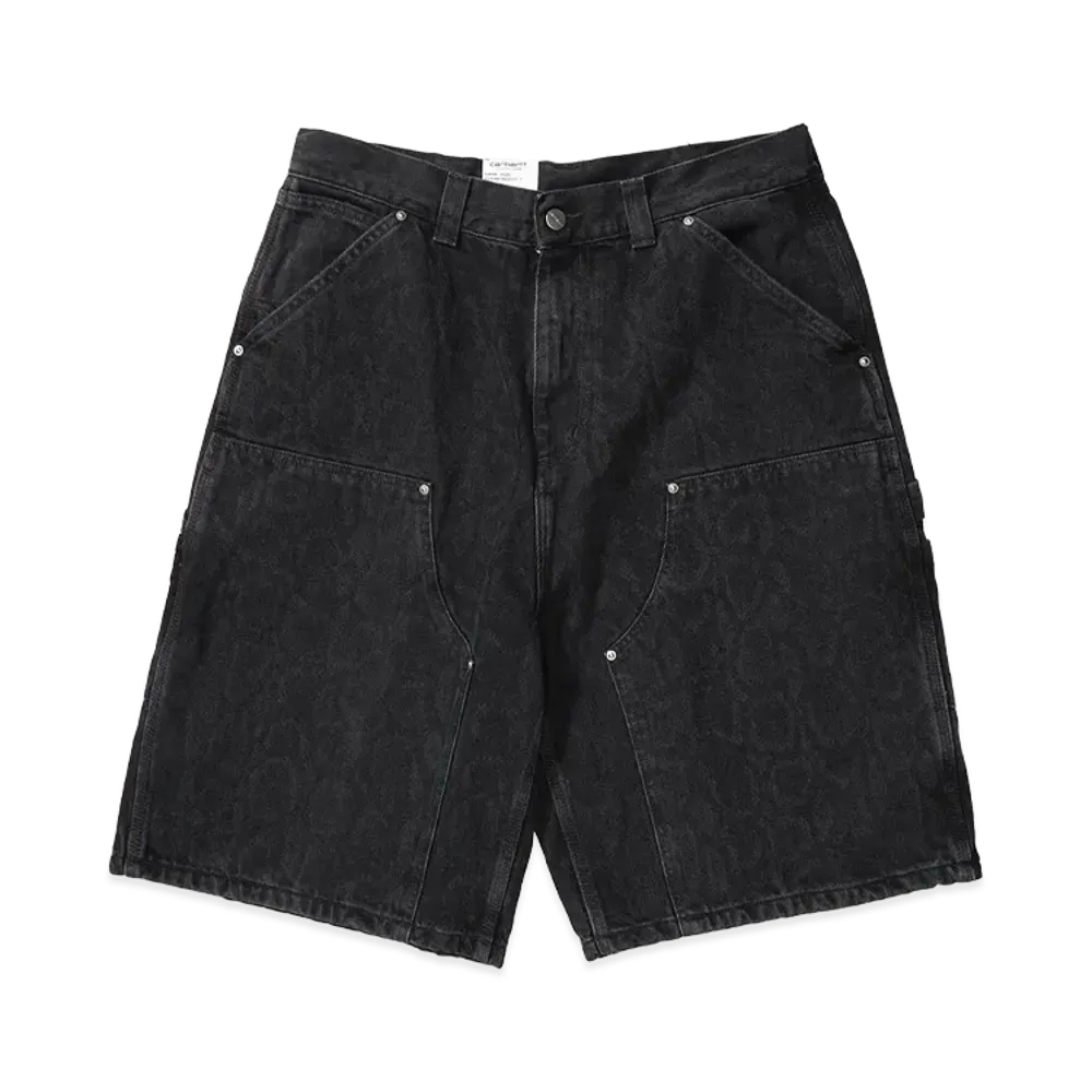 Carhartt WIP OG Double Knee Short "Snake Camo/Black(Heavy Stone Wash)"