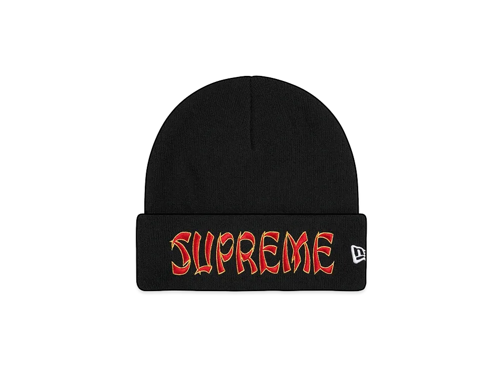 Supreme New Era Action Beanie "Black"