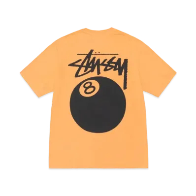 Stussy 8 Ball Tee Pigment Dyed "Orange"