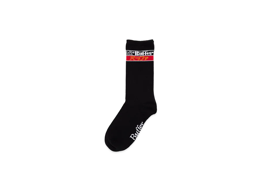 Buffer x Dydo Jacquard Line Socks DyDo KTC "Black"