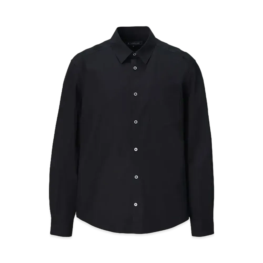 ANREALAGE Yoke Patchwork Shirt "Black"